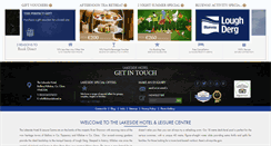 Desktop Screenshot of lakesidehotel.ie